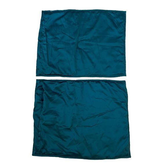 Target Opalhouse Pillow Standard Shams Set 2 Pillowcases Quilted Paisley Teal - Picture 3 of 5